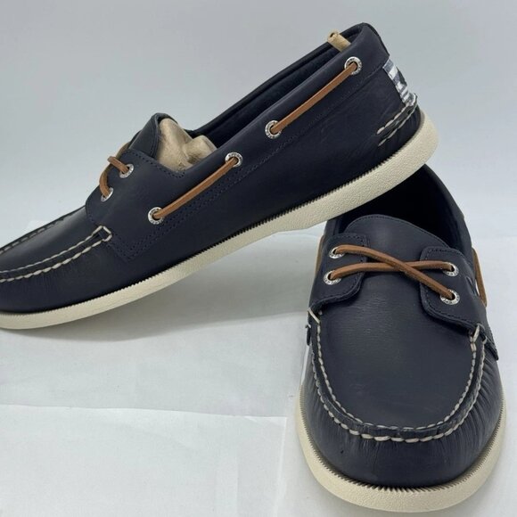 Men's Sperry Boat shoes size 10.5 Navy 2 eye - Picture 3 of 8